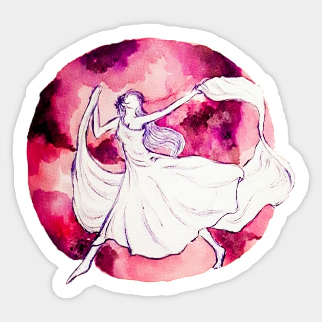 Persephone Sticker by jilesfallen